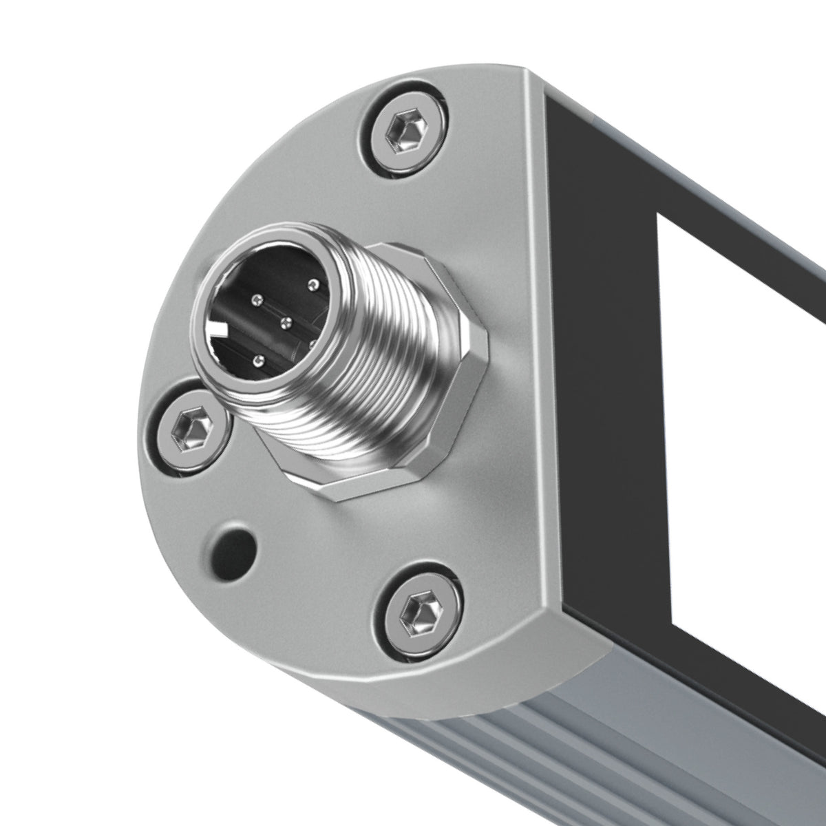 Maskinlampe i Ø40mm design, i længder fra 190-1040 mm, 24Vdc, passer perfekt der hvor pladsen er trang, TUBELED_40 - shop.cncmidt.dk