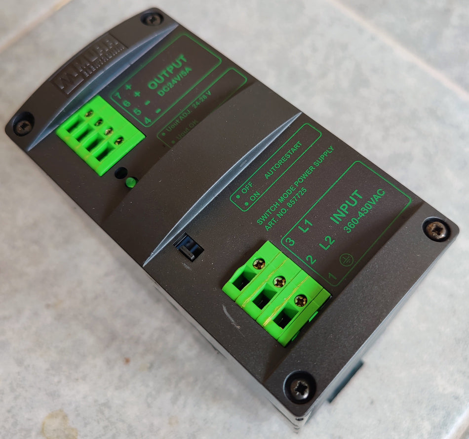 Murr Elektronik, Strømforsyning, MCS5-400/24, 5A (Art No. 857725)
