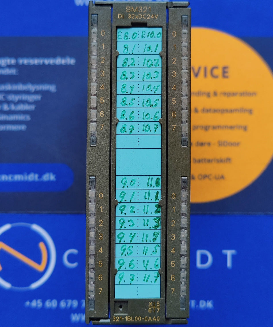 S7-300, SM321, DI32x24VDC (6ES7321-1BL00-0AA0)