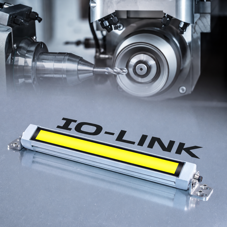 Maskin- & signallampe, IO-Link, RGB-W, 24Vdc, TUBELED_25 (154X90-11)