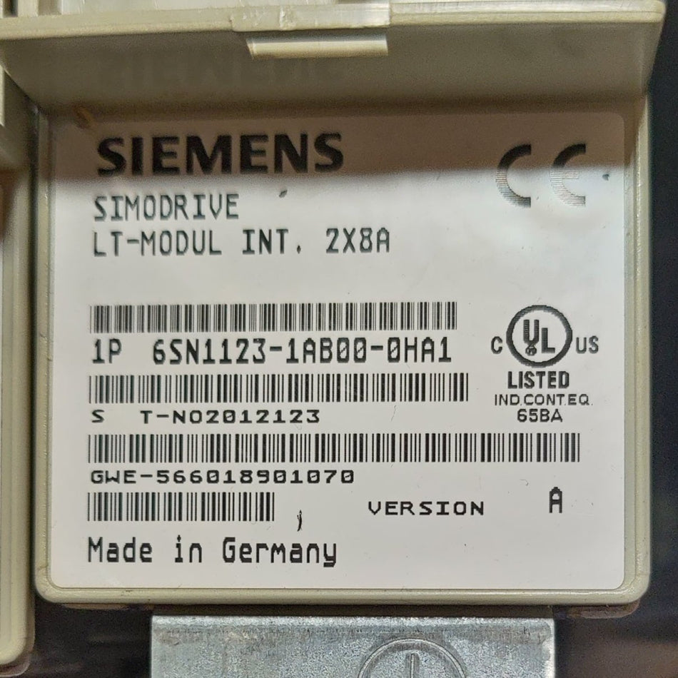 Simodrive 611, LT-Modul, 2 x 8A (6SN1123-1AB00-0HA1)