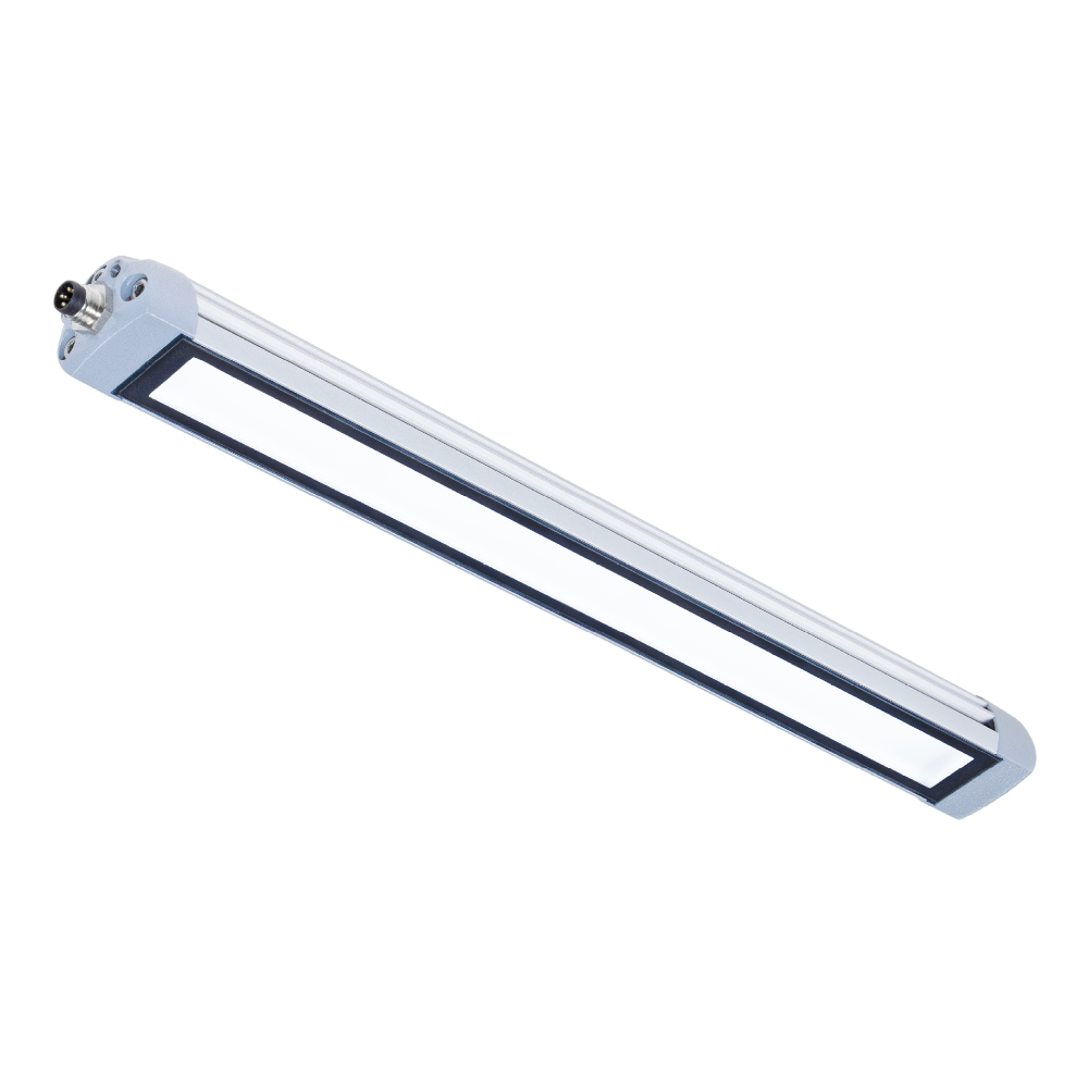 Ultra tynd Maskinlampe i Ø25mm design, i længder fra 205-1040 mm, 24Vdc, passer perfekt der hvor pladsen er trang, TUBELED_25 - shop.cncmidt.dk