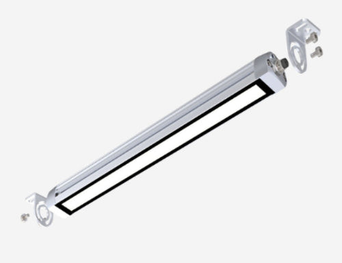 Ultra tynd Maskinlampe i Ø25mm design, i længder fra 205-1040 mm, 24Vdc, passer perfekt der hvor pladsen er trang, TUBELED_25 - shop.cncmidt.dk