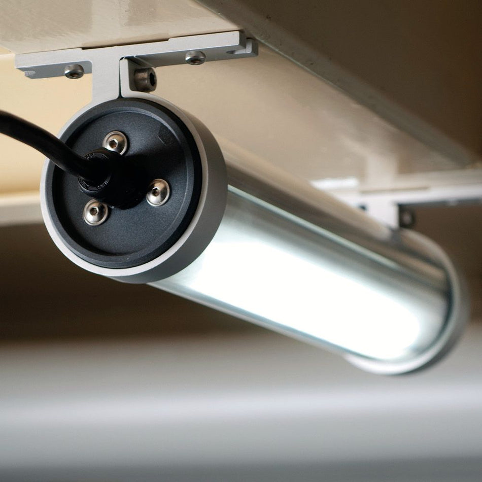 LED Maskinlampe, 24Vdc, Borosilikatglas, INROLED_70 DC ECO (115X10-01)