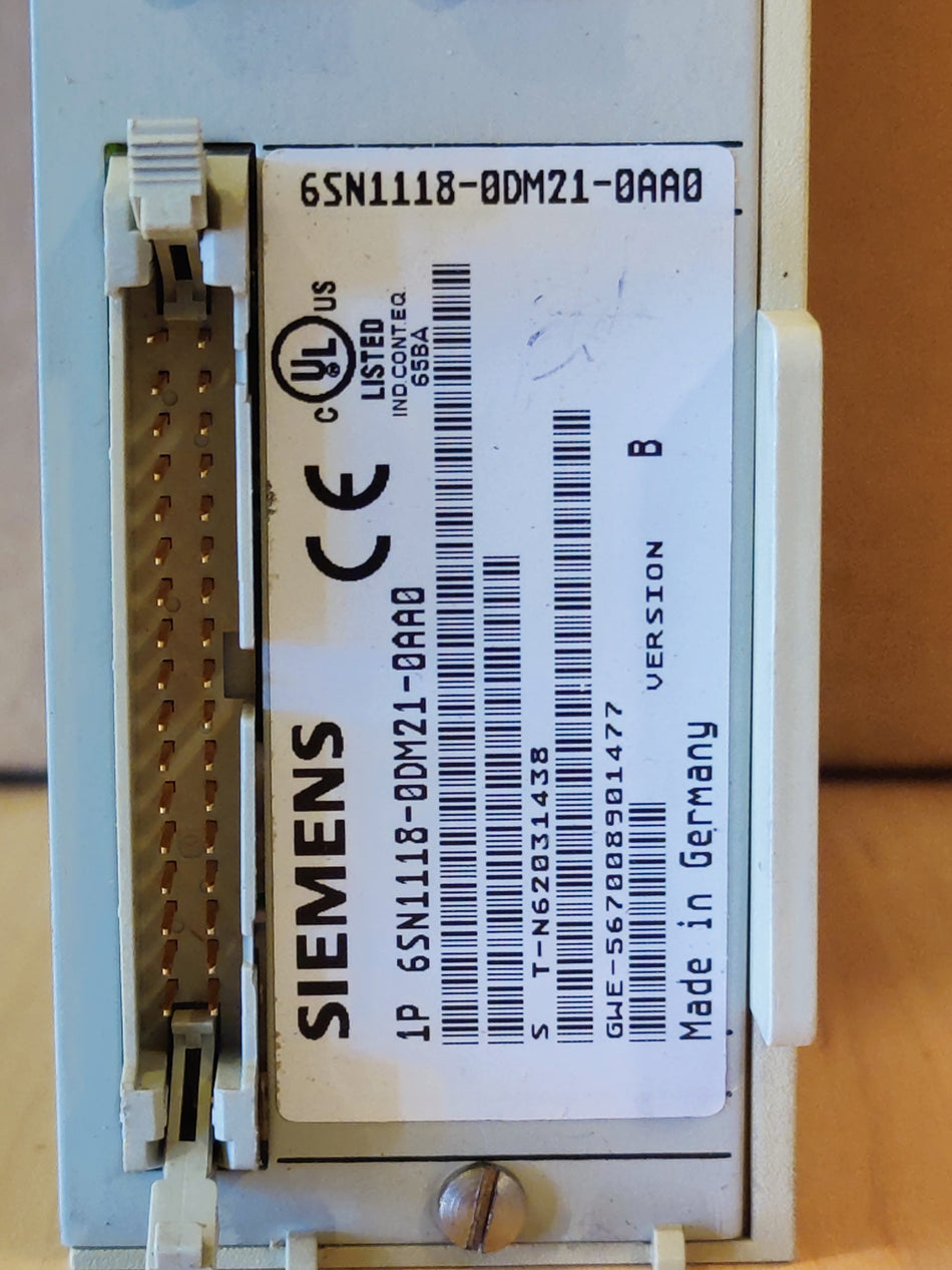 Simodrive 611D, Reg. kort, 2 akset, motormålesystem (6SN1118-0DM21-0AA0)
