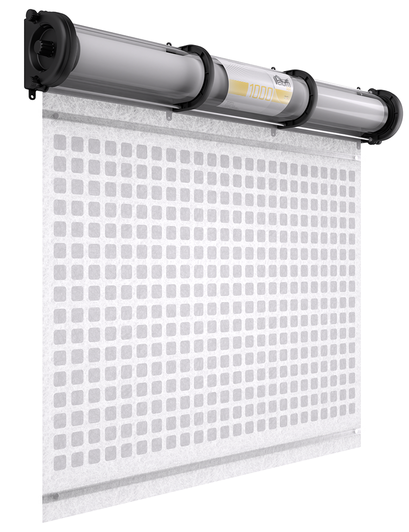 Velum AIR XL (Startsæt inkl. dispenser) (Gul serie) er ideel til at forhindre støv og snavs i at komme i køleribberne på store kølekompressorer.